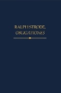 Cover: Ralph Strode, Obligationes - The British Academy