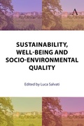 Cover: Sustainability, Well-Being and Socio-Environmental Quality - Anthem Press