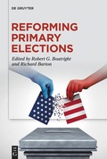 Cover: Reforming Primary Elections - De Gruyter
