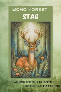 Enlarge image Cover: Boho Forest - Stag - Pickle Patterns