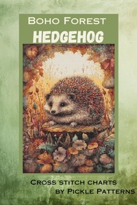 Enlarge image Cover: Boho Forest - Hedgehog - Pickle Patterns