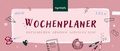 Cover: Mein Wochenplaner 2027: Aufschreiben, abhaken, gl&uuml;cklich sein! - Lingen Verlag