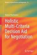Cover: Holistic Multi-Criteria Decision Aid for Negotiation - Springer