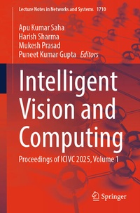 Enlarge image Cover: Intelligent Vision and Computing - Springer