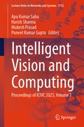 Cover: Intelligent Vision and Computing - Springer