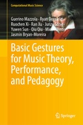Cover: Basic Gestures for Music Theory, Performance, and Pedagogy - Springer