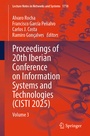 Cover: Proceedings of 20th Iberian Conference on Information Systems and Technologies (CISTI 2025) - Springer