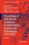 Cover: Proceedings of 20th Iberian Conference on Information Systems and Technologies (CISTI 2025) - Springer