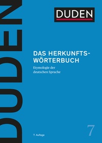 Abbildung von: Das Herkunftswörterbuch - Duden