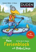 Bild: Mein Ferienblock mit Rabe Linus - Fit f&uuml;r die 2. Klasse - Duden
