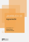 Cover: Agrarrecht - NWV im Verlag &Ouml;sterreich GmbH