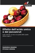 Cover: Effetto dell'acido umico e del Jeevamrut - Edizioni Sapienza