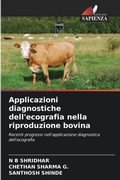 Cover: Applicazioni diagnostiche dell'ecografia nella riproduzione bovina - Edizioni Sapienza