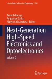 Enlarge image Cover: Next-Generation High-Speed Electronics and Optoelectronics - Springer