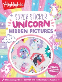 Enlarge image Cover: Super Sticker Unicorn Hidden Pictures - Highlights Press