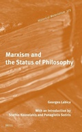 Cover: Marxism and the Status of Philosophy - Brill