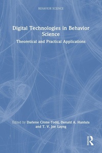 Enlarge image Cover: Digital Technologies in Behavior Science - Routledge