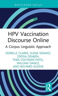 Enlarge image Cover: HPV Vaccination Discourse Online - Routledge