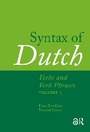 Cover: Syntax of Dutch - Routledge
