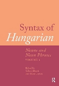 Enlarge image Cover: Syntax of Hungarian - Routledge