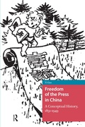 Bild: Freedom of the Press in China - Routledge