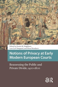 Bild: Notions of Privacy at Early Modern European Courts - Routledge