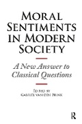 Cover: Moral Sentiments in Modern Society - Routledge