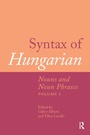 Cover: Syntax of Hungarian - Routledge