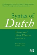 Cover: Syntax of Dutch - Routledge