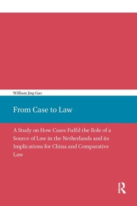 Bild: From Case to Law - Routledge
