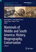Cover: Mammals of Middle and South America: History, Biogeography, Conservation - Springer