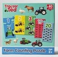 Cover: Tractor Ted Farm Counting Puzzle - Tractorland Ltd
