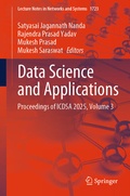 Cover: Data Science and Applications - Springer