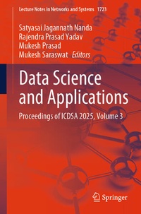 Enlarge image Cover: Data Science and Applications - Springer