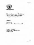 Cover: Resolutions and Decisions Adopted by the General Assembly During Its Seventy-ninth Session: Volume I - United Nations