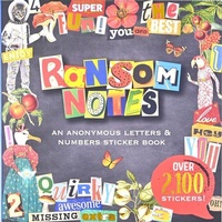 Enlarge image Cover: Ransom Notes Sticker Book (Over 2100 Stickers!) - Peter Pauper Press