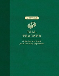 Enlarge image Cover: Monthly Bill Tracker - Peter Pauper Press