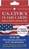 Cover: Bilingual Us Citizenship Flash Card Set (128 Official Citizenship Questions - Tarjetas de Educacion Civica de Los E.E.U.U.) - Peter Pauper Press