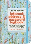 Cover: Blooms & Butterflies Internet Address & Password Logbook (Removable Cover Band for Security) - Peter Pauper Press