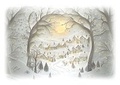 Cover: Wintry Village Deluxe Boxed Holiday Cards (20 Cards, 21 Self-Sealing Envelopes) - Peter Pauper Press