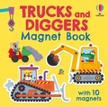 Cover: Trucks and Diggers Magnet Book - Usborne Publishing Ltd