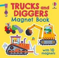 Enlarge image Cover: Trucks and Diggers Magnet Book - Usborne Publishing Ltd