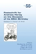 Cover: Festschrift for Andreas Herzig on the Occasion of his 65th Birthday. Essays in Honor of Andi - College Publications