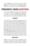 Cover: Frequently Asked Questions, Volume 2 - Treyf Books