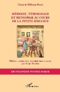 Cover: Memoire, temoignage et mensonge au cours de la petite enfance - Editions L'Harmattan