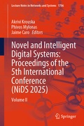 Cover: Novel and Intelligent Digital Systems: Proceedings of the 5th International Conference (NiDS 2025) - Springer