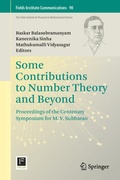 Cover: Some Contributions to Number Theory and Beyond - Springer