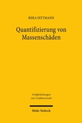 Abbildung von: Quantifizierung von Massenschäden - Mohr Siebeck