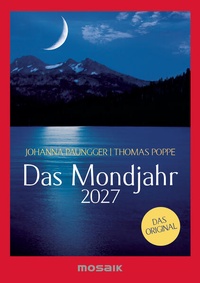 Bild: Das Mondjahr 2027 - s/w Taschenkalender - Mosaik