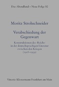 Cover: Verabschiedung der Gegenwart - Vittorio Klostermann Verlag